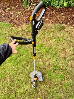 Worx 20V 12" 3-In-1 Cordless String Trimmer / Edger / Mini Mower – Tool Only, No Battery Or Charger