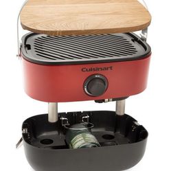 Brand New!  Cuisinart Venture Grill  - Portable Gas Grill (Red) -  Ideal for tailgating, camping & boating 