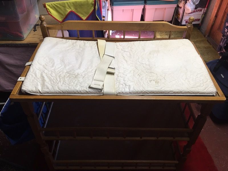 Wooden changing Table $40