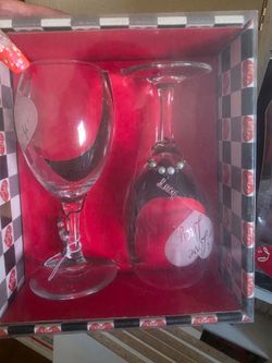 Lucy Love Wine Glass Set of 2