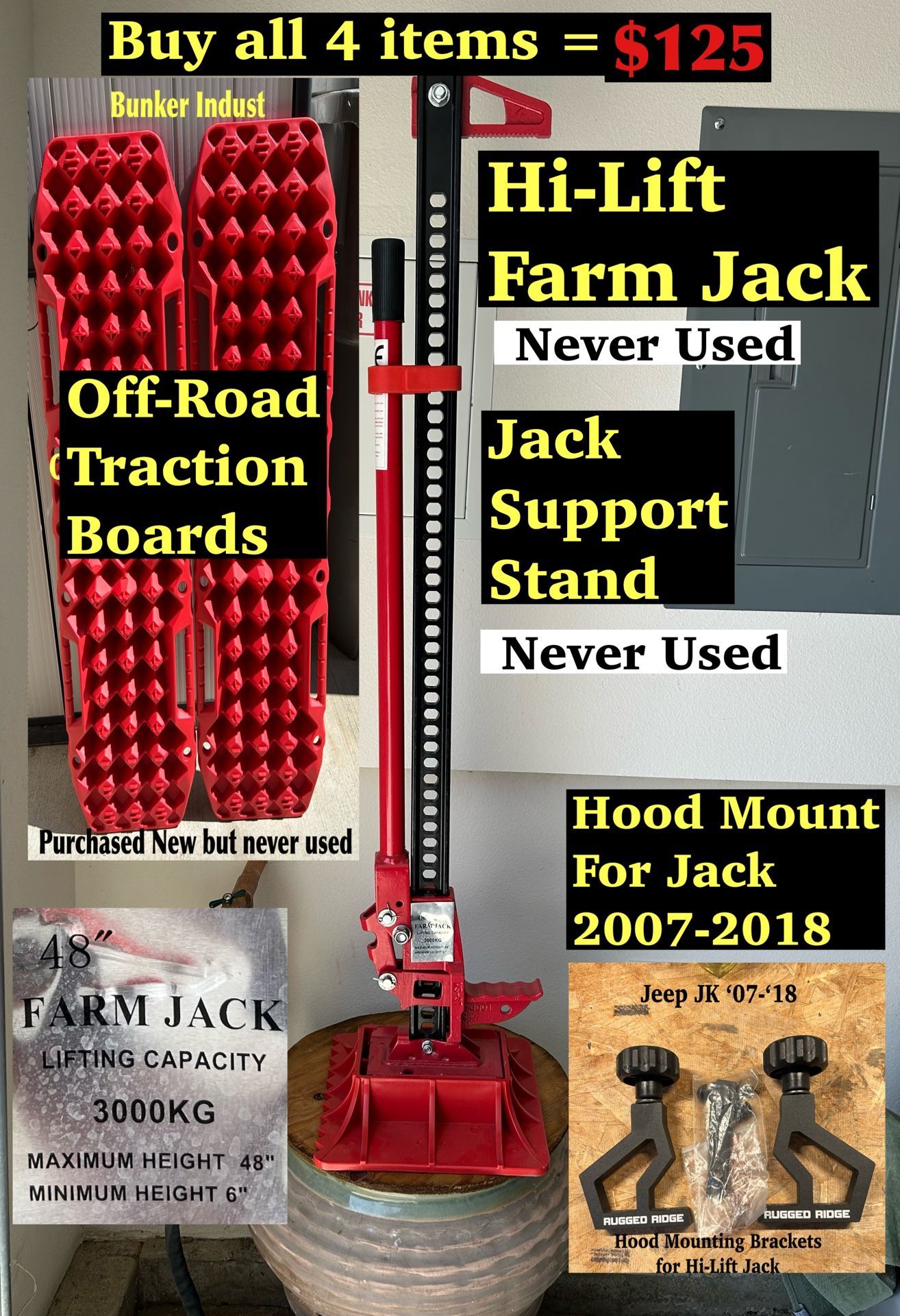 Hi-Lift Jack + Accessories
