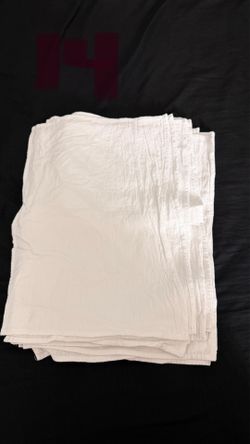White napkin cloths (14)