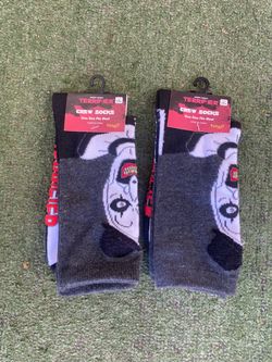 Terrifier Art the Clown Crew Socks – 2 Pairs for $10