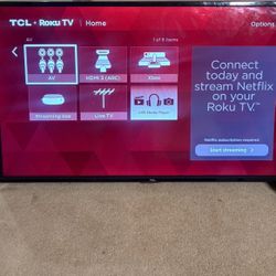 50" Roku Flat Screen Tv