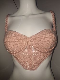 Top crop crochet