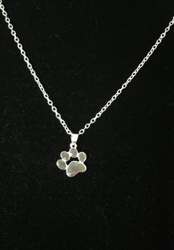 Dog paw necklace