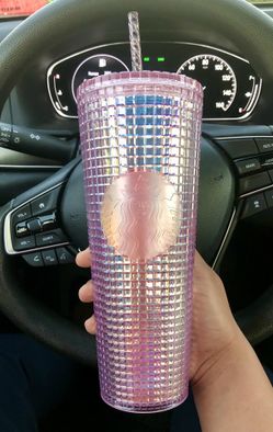 BRAND NEW STARBUCKS PINK BLING VENTI HOLIDAY TUMBLER