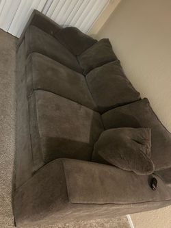 brown couch