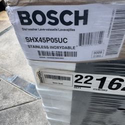 NEW IN BOX BOSCH 500 Series. POCKET HANDLE 3 RACK STAINLESS STEEL DISHWASHER 10/29/25