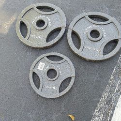 Pesas 25 Lbs Cada Una Y Otra De 10 lbs