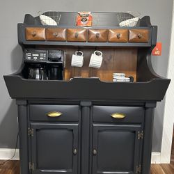 Coffee Bar Refinished- Read Description