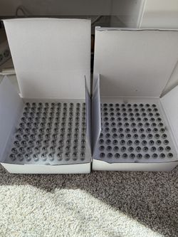 Empty CCELL GLASS CARTRIDGES - 2 Sizes, 100 Pcs Each Size