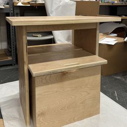 Furniture Table And Two Small Storage Stools