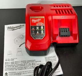 Milwaukee new rapid charger