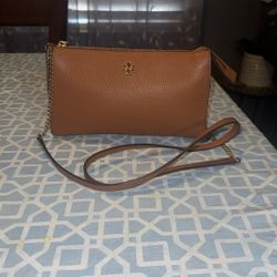 Torry Burch  Purse  Crossbody Leather Color Brown Good 👍🏻 