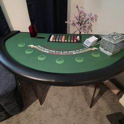 Blackjack Table Set