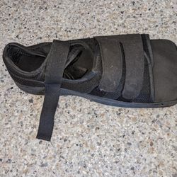 Ortho Foot Stablizer Sandal - Black - XL