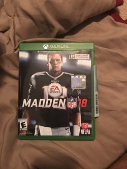 Madden 18 Xbox one