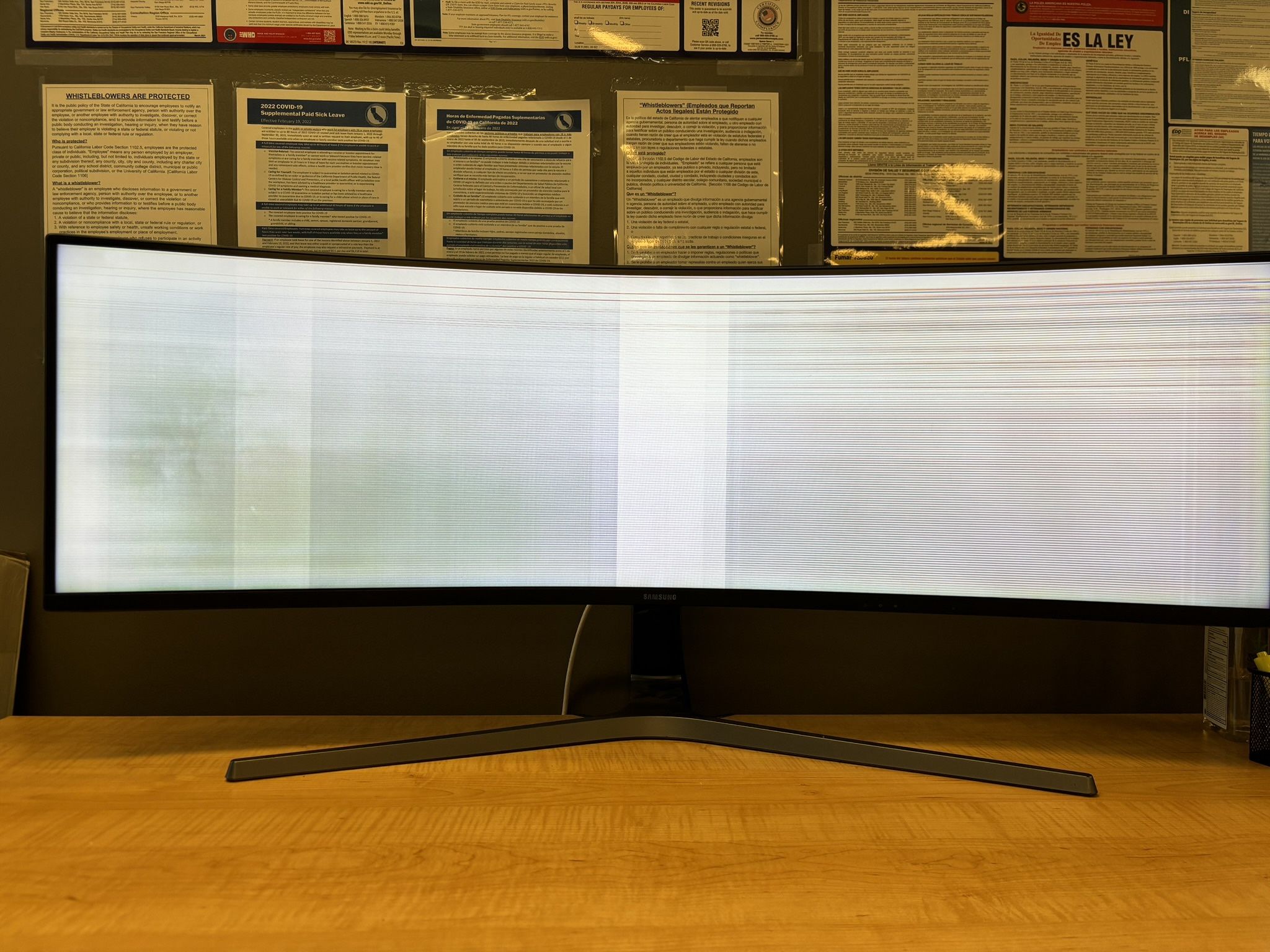 Samsung Lc49 Curved HD Widescreen Monitor