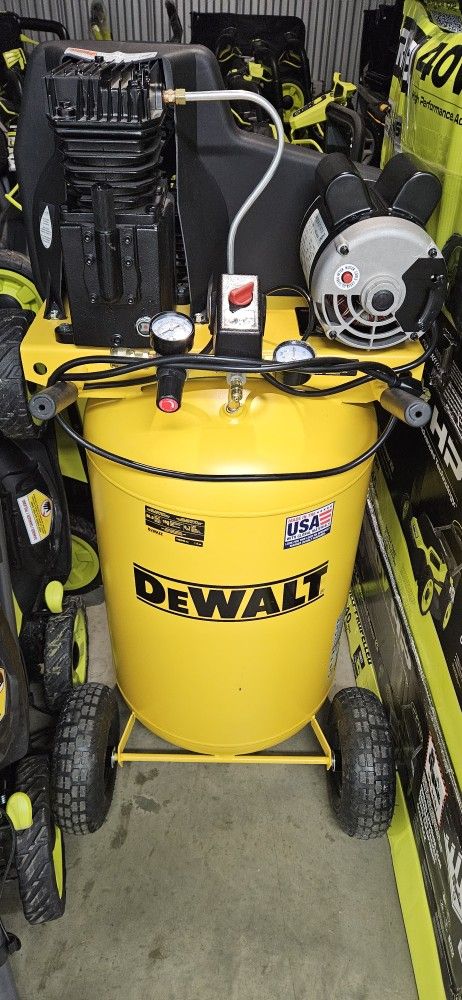 30 gallons Dewalt air compressor