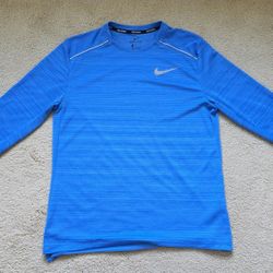 Nike Long Sleeve Running Crew Shirt Men Size MEDIUM