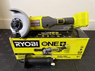 RYOBI ONE+ 18V Cordless 4-1/2 in. Angle Grinder (Tool Only)