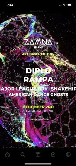 Zamna Miami Tonight- Diplo