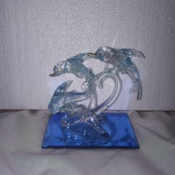 Beautiful Crystal Delphines