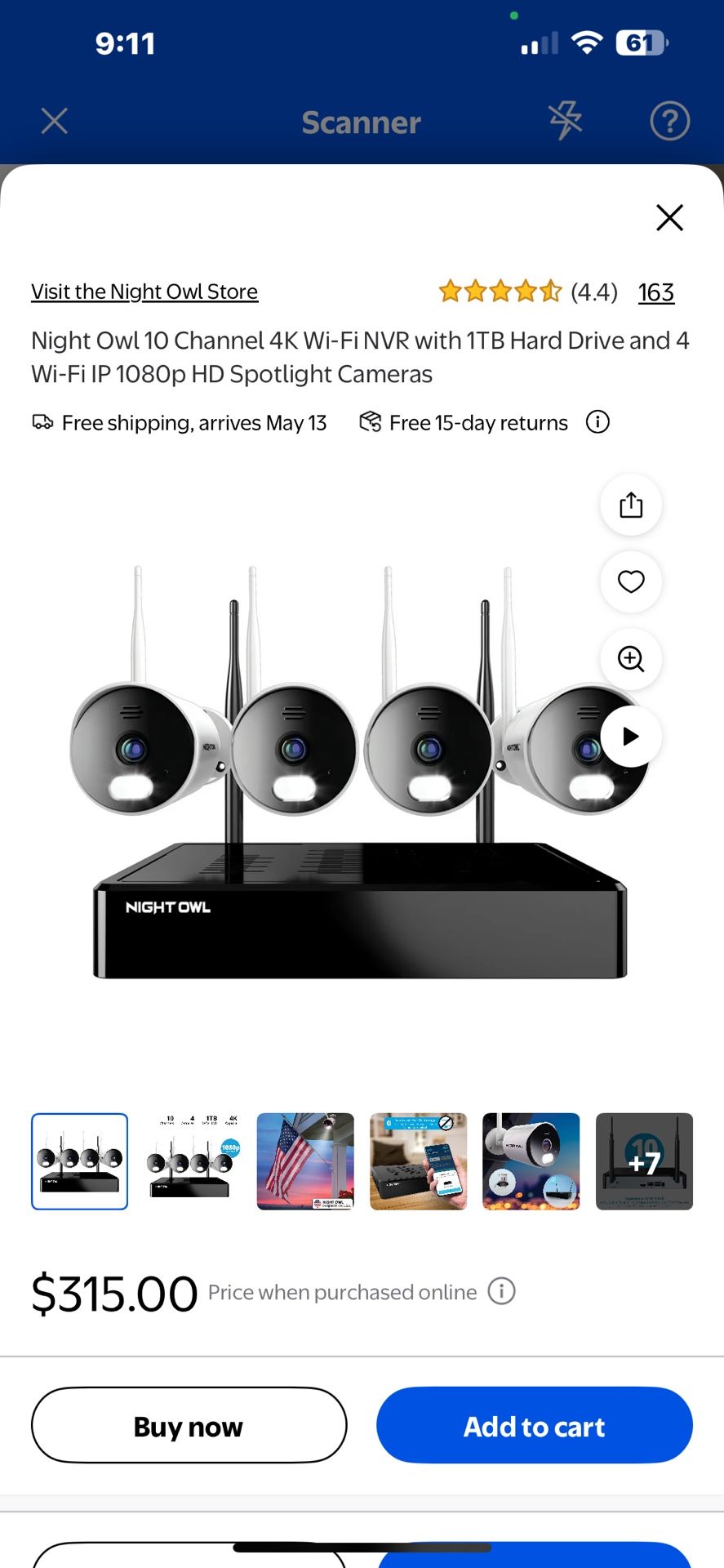Night Owl Wi-Fi Security System