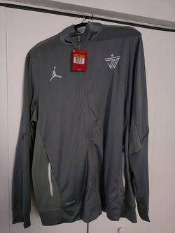 Gray Jordan Dri-Fit Track Jacket (2XL)