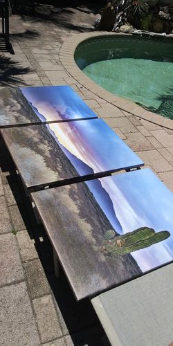 Three piece wall art