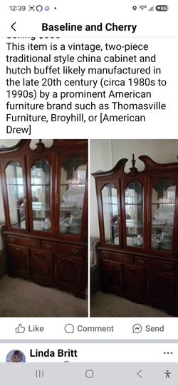 Vintage China Cabinet