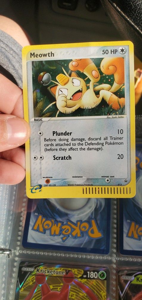 Meowth Skyridge Holo !