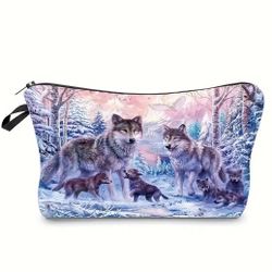 Wolf Cosmetic Bag 
