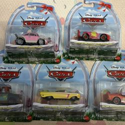 Disney Pixar Cars Easter Set 5 Pack Die-Cast New