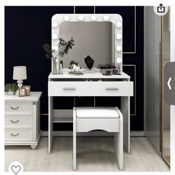 Vanity Mirror,  Desk & Stool