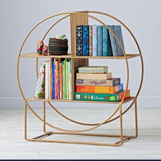 Crate & Barrel
Wheelhouse Round Bookcase