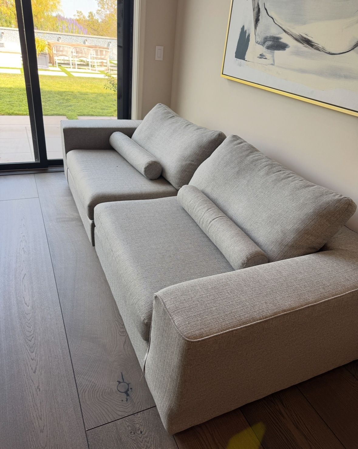 Beautiful Gray Modern Couch