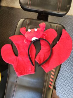 Under the Sea Crab headband and pinchers