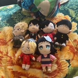 Anime Plushies, Haikyuu, Demon slayer, Mob Psycho, And My Hero Acedemia