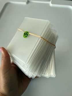 Top loaders card holders