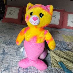 Stuffed Animal Mermaid Cat 