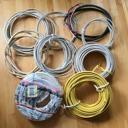 Large Assorted Lot of Electrical Cable Wire