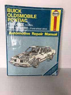 Haynes Buick Oldsmobile Pontiac 1980-90
