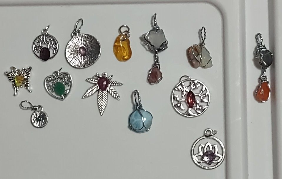 gemstone pendants wholesale lot