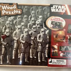 Star Wars Wooden Puzzles - New