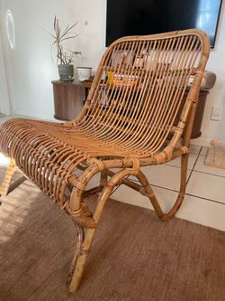 Rattan Lounge Accent Chair