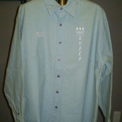 BMW Olympic Light Denim Long Sleeve Shirt