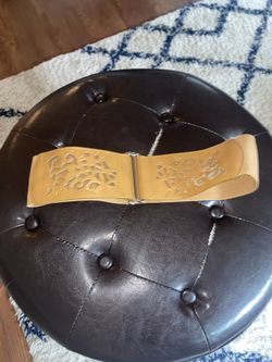 Brown Stretchy Belt Size Med 