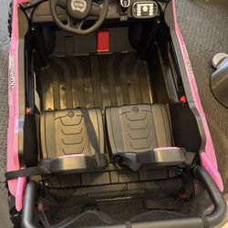 Joywhale 24V 2 Seater Kids Ride on UTV Car Powerful Electric Vehicle,S612, Pink